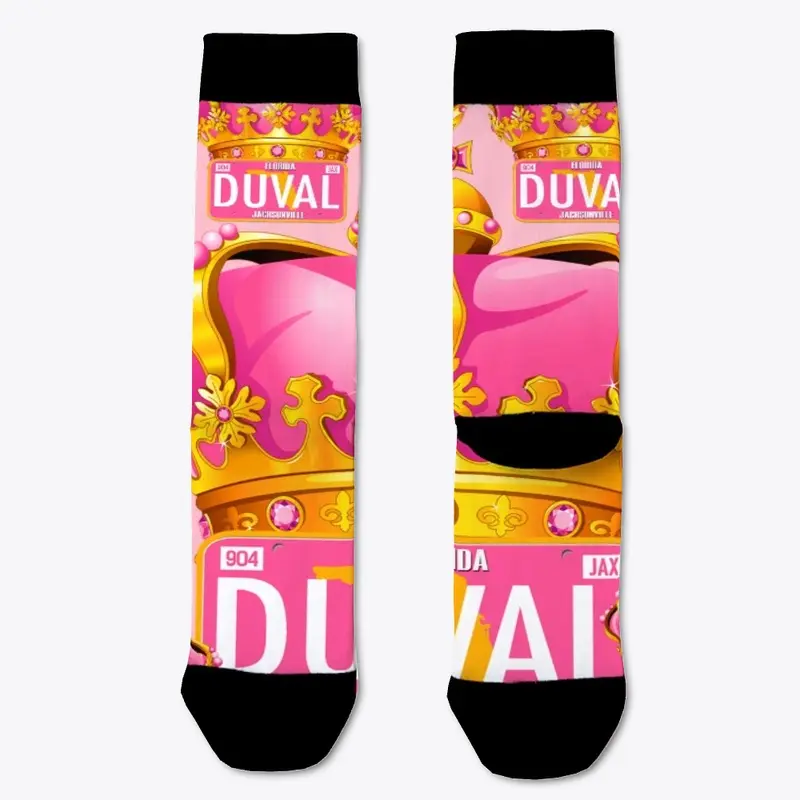 DUVAL COUNTY QUEENZ SOCKS